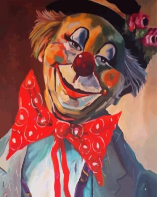 Creepy Clown Smiling diamond painting