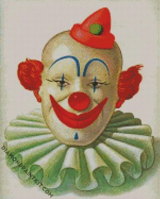 Creepy Scary Clown diamond painting