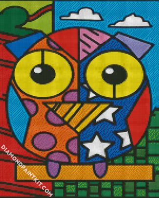 Cubism Bird diamond painting