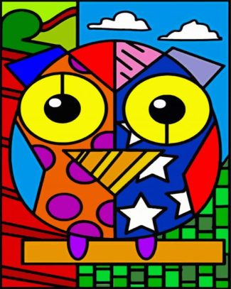 Cubism Bird diamond painting