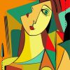 Cubism Woman diamond painting