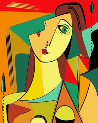 Cubism Woman diamond painting