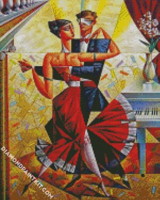 Cubist Dancers diamond painting