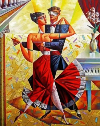 Cubist Dancers diamond painting