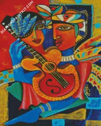 Cubist Musicians diamond painting