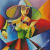 Cubist Woman diamond painting