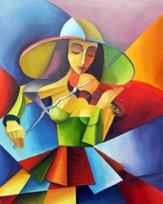 Cubist Woman diamond painting