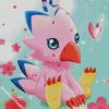 cute Biyomon digimon diamond paintings