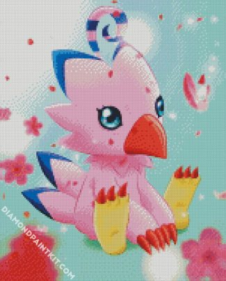 cute Biyomon digimon diamond paintings