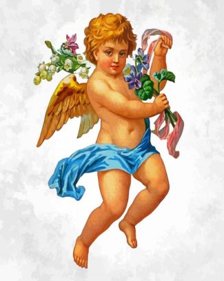 Cute Cherub diamond painting