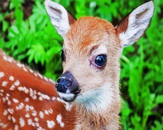 cute Fawn diamond painting