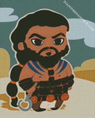 Cute Khal Drogo diamond painting