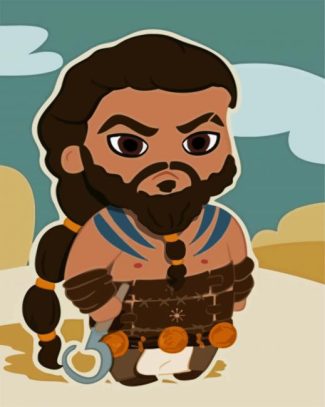 Cute Khal Drogo diamond painting