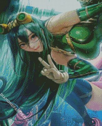 Cute Mha Froppy diamond painting