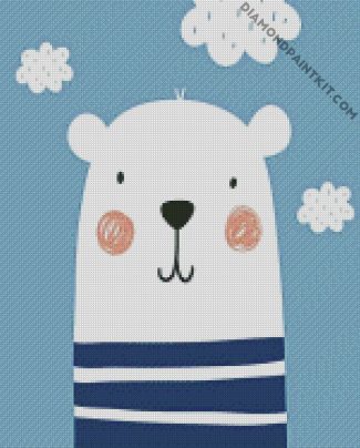 cute baby bear diamond paintings