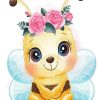 cute baby bee diamond painting