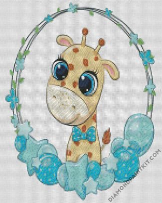 cute baby giraffe diamond paintings