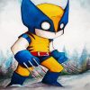 cute baby super hero diamond painting