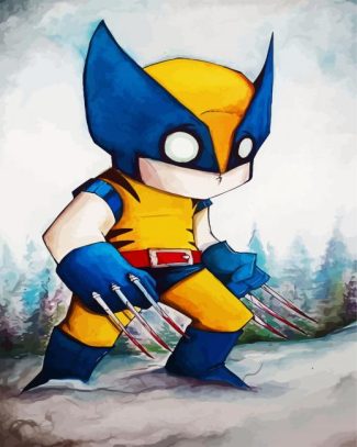 cute baby super hero diamond painting