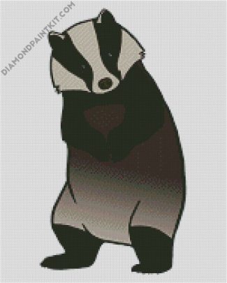 cute badger diamond paintings