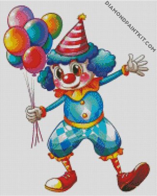 cute clown diamond paintings