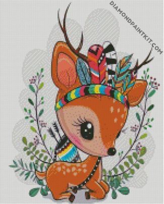 cute deer diamond paintings