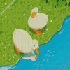 Cute Ducks diamond painting