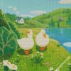 Cute Ducks Illustration diamond painting