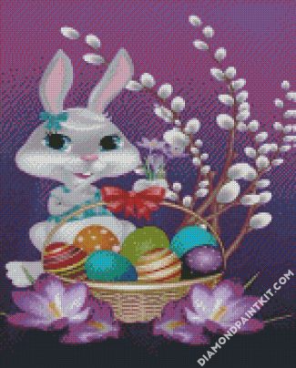 Easter Rabbit diamond painting