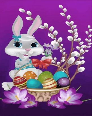 Easter Rabbit diamond painting