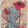 Cute Elephant diamond painting