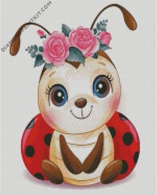 cute ladyBug diamond paintings