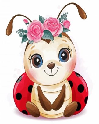 cute ladyBug diamond painting