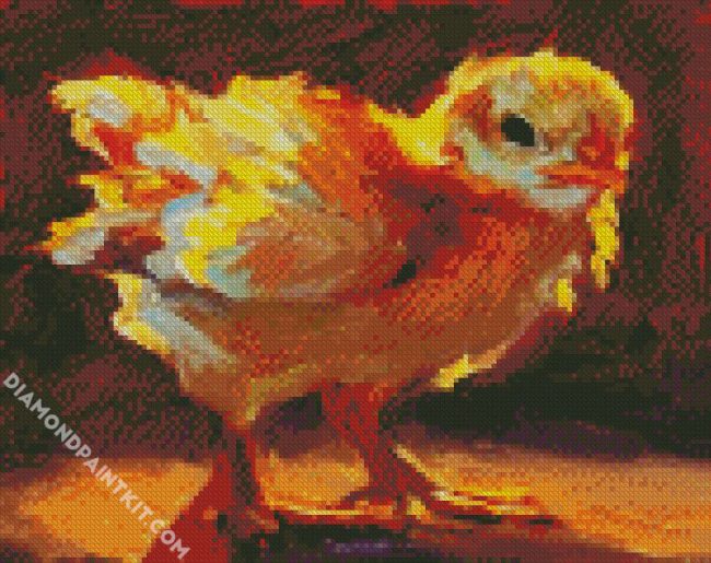 Cute Yellow Chick diamond painting