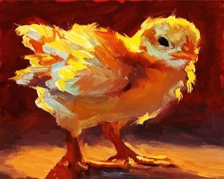 Cute Yellow Chick diamond painting