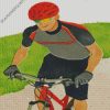 cyclist man diamond paintings