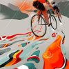 cyclists diamond painting