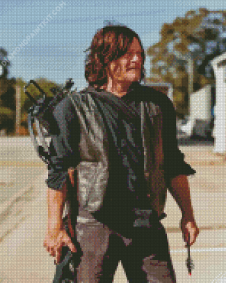 Daryl Die Walking Dead diamond painting