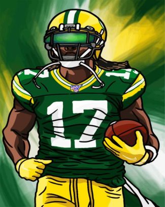 Davante Adams Packers Player diamond painting