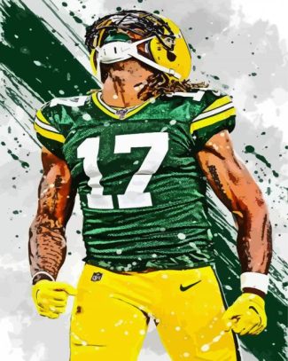 Davante Adams Packers Team diamond painting