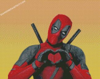 deadpool Love diamond paintings