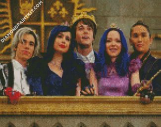 descendants character diamond paintings