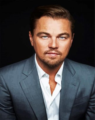 dicaprio leonardo diamond painting