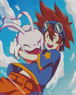 digimon anime diamond paintings