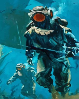 Divers diamond painting