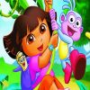 Dora Explorer diamond painting