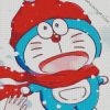 Doraemon In Snow diamond painting