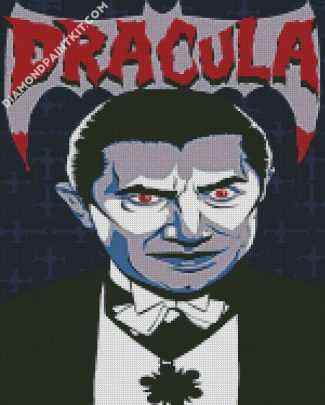 dracula illustration diamond paintings