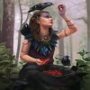 Druid Woman And Crow diamond painting