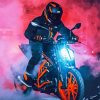 duke ktm pink smoke diamond painting